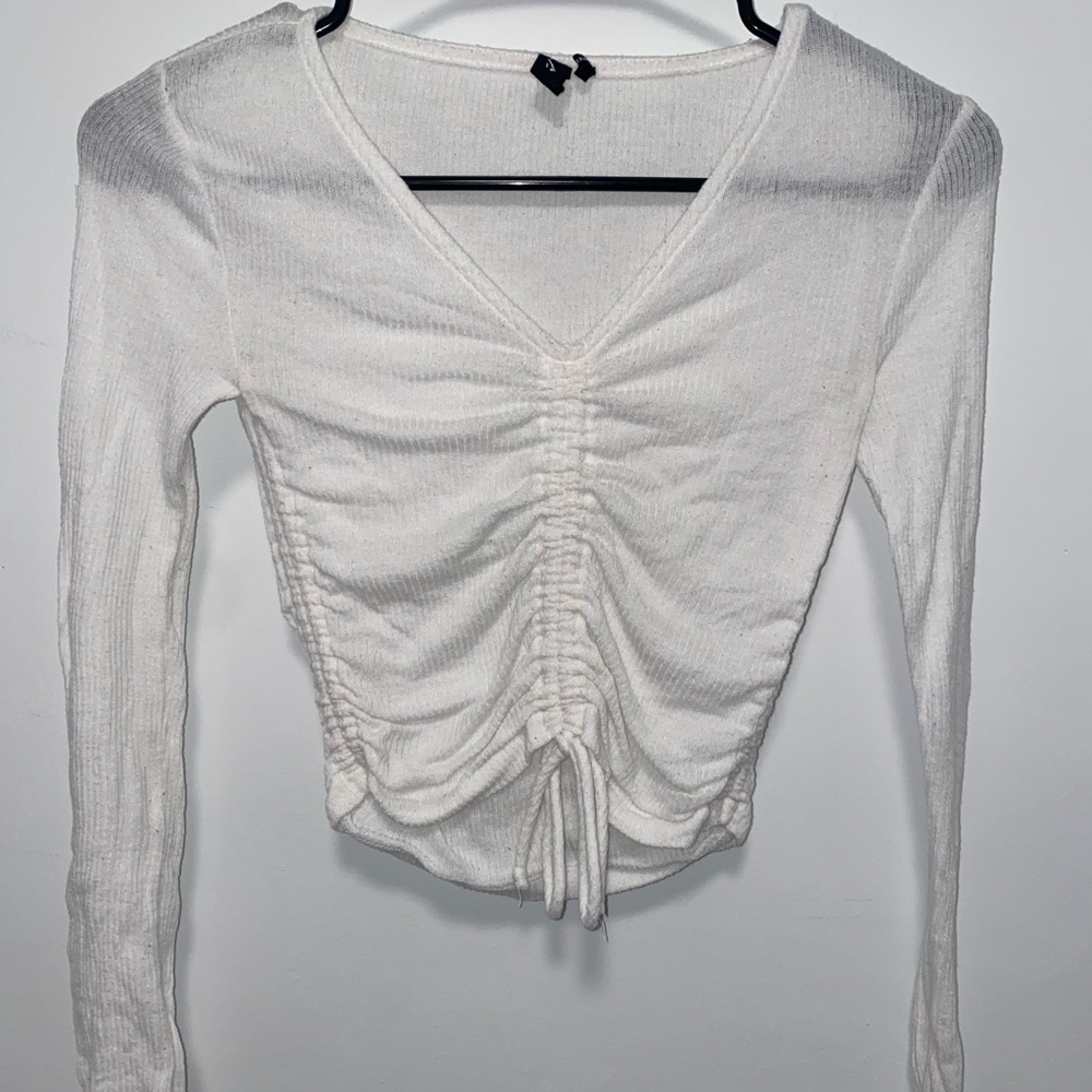Urban outfitters long sleeve crop top